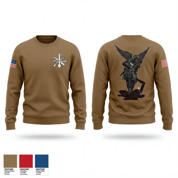 Crew Neck Sweatshirt, The Legion / B CO / 2-5 CAV, Army, Teamtime, Team time, sublimation, custom sports apparel, team uniforms, spirit wear, spiritwear, sports uniforms, custom shirts, team store, custom team store, fundraiser sports, apparel fundraiser