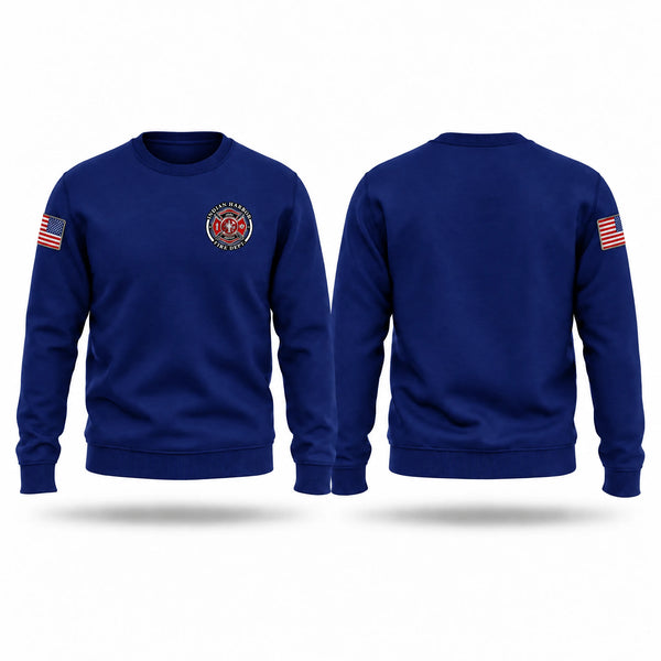 Crew Neck Sweatshirt, Indian Harbor, Fire Department, Teamtime, Team time, sublimation, custom sports apparel, team uniforms, spirit wear, spiritwear, sports uniforms, custom shirts, team store, custom team store, fundraiser sports, apparel fundraiser
