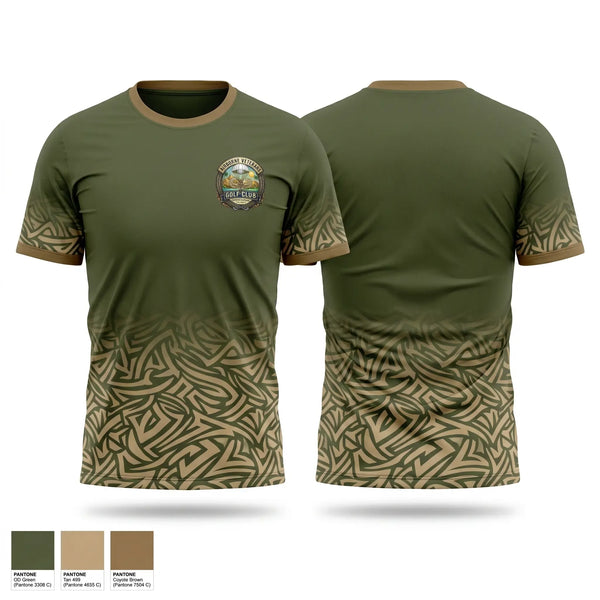 Short Sleeve Performance Shirt, Airborne Veterans Gold Club, Golf, Teamtime, Team time, sublimation, custom sports apparel, team uniforms, spirit wear, spiritwear, sports uniforms, custom shirts, team store, custom team store, fundraiser sports, apparel fundraiser