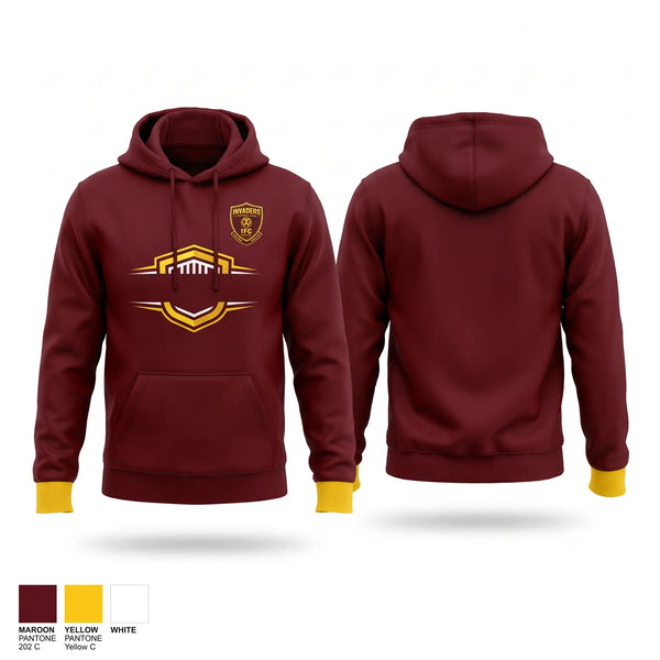 Hoodie, Invaders Football Club, Men's Soccer, Teamtime, Team time, sublimation, custom sports apparel, team uniforms, spirit wear, spiritwear, sports uniforms, custom shirts, team store, custom team store, fundraiser sports, apparel fundraiser