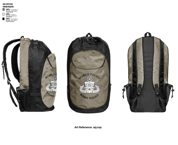Gear Bag, Mobile Police Bomb Squad, Police, Teamtime, Team time, sublimation, custom sports apparel, team uniforms, spirit wear, spiritwear, sports uniforms, custom shirts, team store, custom team store, fundraiser sports, apparel fundraiser