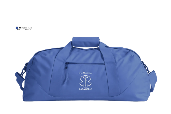 Duffle Bag, Crete Area Medical Center EMS, EMS/EMT, Teamtime, Team time, sublimation, custom sports apparel, team uniforms, spirit wear, spiritwear, sports uniforms, custom shirts, team store, custom team store, fundraiser sports, apparel fundraiser
