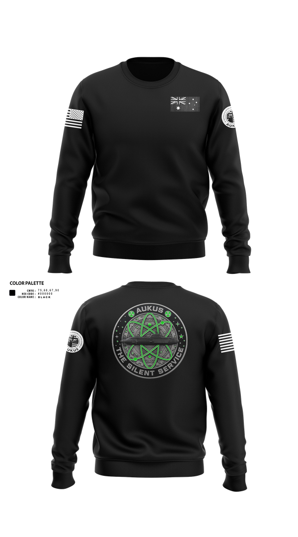 Crew Neck Sweatshirt, R.A.N, Navy, Teamtime, Team time, sublimation, custom sports apparel, team uniforms, spirit wear, spiritwear, sports uniforms, custom shirts, team store, custom team store, fundraiser sports, apparel fundraiser