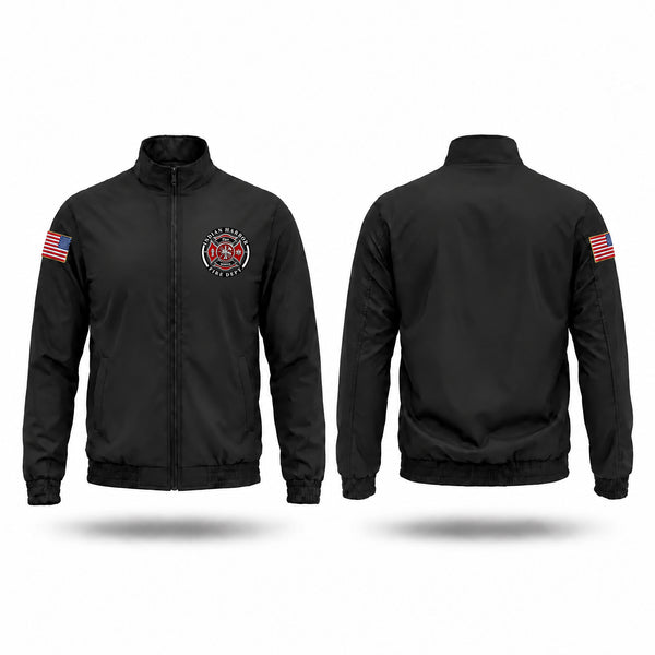 Windbreaker, Indian Harbor Volunteer Fire Department, Fire Department, Teamtime, Team time, sublimation, custom sports apparel, team uniforms, spirit wear, spiritwear, sports uniforms, custom shirts, team store, custom team store, fundraiser sports, apparel fundraiser