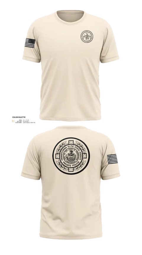 Old School Cotton Feel Shirt, PA S.I.T.E. STATE AGENTS PRIVATE POLICE, , Teamtime, Team time, sublimation, custom sports apparel, team uniforms, spirit wear, spiritwear, sports uniforms, custom shirts, team store, custom team store, fundraiser sports, apparel fundraiser
