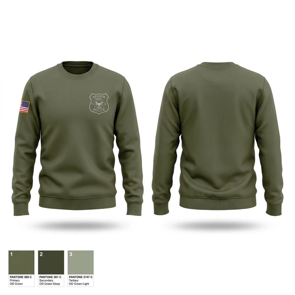 Crew Neck Sweatshirt, DRONE, Police, Teamtime, Team time, sublimation, custom sports apparel, team uniforms, spirit wear, spiritwear, sports uniforms, custom shirts, team store, custom team store, fundraiser sports, apparel fundraiser
