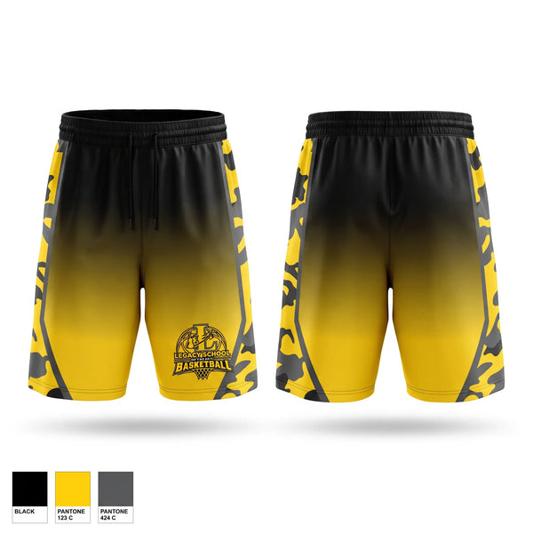 Athletic Shorts With Pockets, Legacy School of the Arts, Men's Basketball, Teamtime, Team time, sublimation, custom sports apparel, team uniforms, spirit wear, spiritwear, sports uniforms, custom shirts, team store, custom team store, fundraiser sports, apparel fundraiser