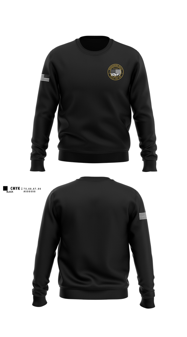 Crew Neck Sweatshirt, Berkshire RECC, Police, Teamtime, Team time, sublimation, custom sports apparel, team uniforms, spirit wear, spiritwear, sports uniforms, custom shirts, team store, custom team store, fundraiser sports, apparel fundraiser