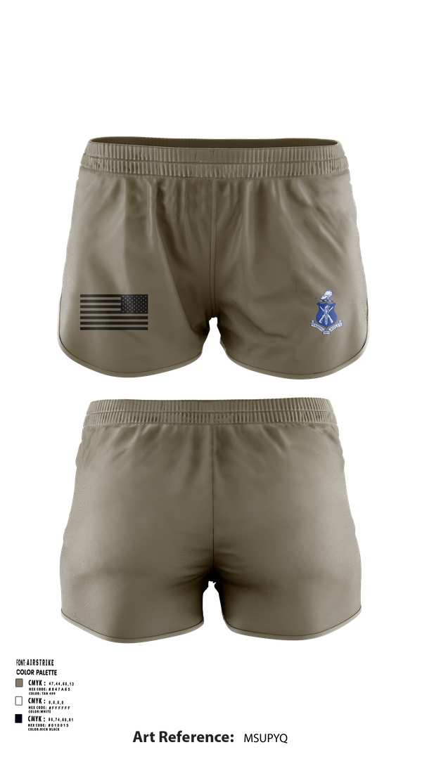 Ranger Panties, Pershing Rifles Kilo 8, , Teamtime, Team time, sublimation, custom sports apparel, team uniforms, spirit wear, spiritwear, sports uniforms, custom shirts, team store, custom team store, fundraiser sports, apparel fundraiser