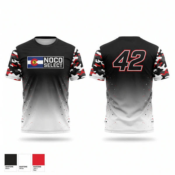 Short Sleeve Performance Shirt, NOCO Select, Men's Basketball, Teamtime, Team time, sublimation, custom sports apparel, team uniforms, spirit wear, spiritwear, sports uniforms, custom shirts, team store, custom team store, fundraiser sports, apparel fundraiser
