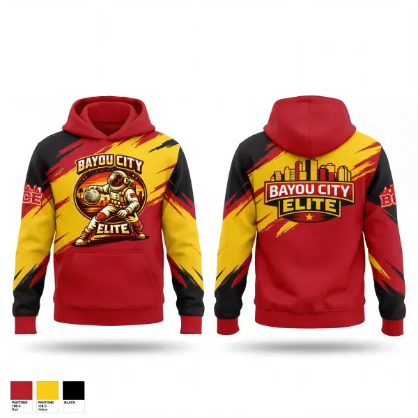 Hoodie, Bayou City Elite Academy, Men's Basketball, Teamtime, Team time, sublimation, custom sports apparel, team uniforms, spirit wear, spiritwear, sports uniforms, custom shirts, team store, custom team store, fundraiser sports, apparel fundraiser