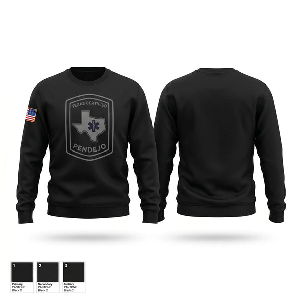 Crew Neck Sweatshirt, Tarrant County Hospital Police BulldogsB Days, Police, Teamtime, Team time, sublimation, custom sports apparel, team uniforms, spirit wear, spiritwear, sports uniforms, custom shirts, team store, custom team store, fundraiser sports, apparel fundraiser