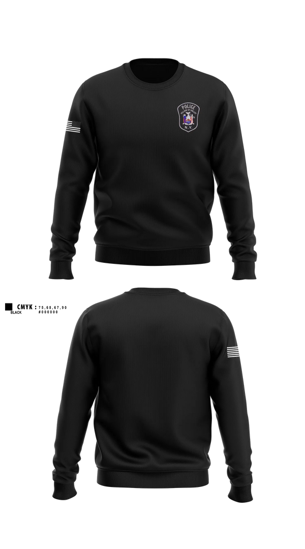Crew Neck Sweatshirt, HOLLEY POLICE DEPARTMENT, Police, Teamtime, Team time, sublimation, custom sports apparel, team uniforms, spirit wear, spiritwear, sports uniforms, custom shirts, team store, custom team store, fundraiser sports, apparel fundraiser