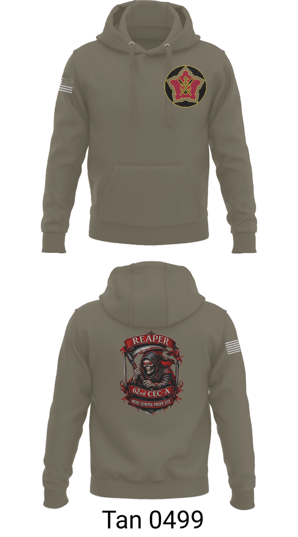 Hoodie, 62ND CEC-A, Army, Teamtime, Team time, sublimation, custom sports apparel, team uniforms, spirit wear, spiritwear, sports uniforms, custom shirts, team store, custom team store, fundraiser sports, apparel fundraiser