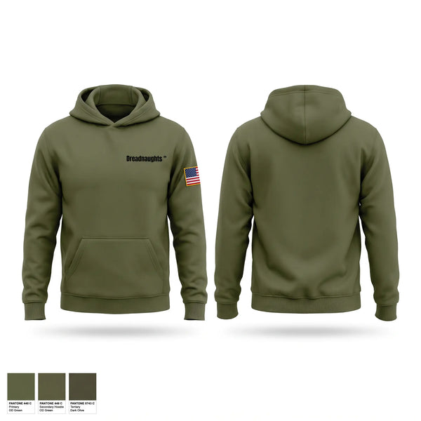 Hoodie, Dreadnaughts, Army, Teamtime, Team time, sublimation, custom sports apparel, team uniforms, spirit wear, spiritwear, sports uniforms, custom shirts, team store, custom team store, fundraiser sports, apparel fundraiser