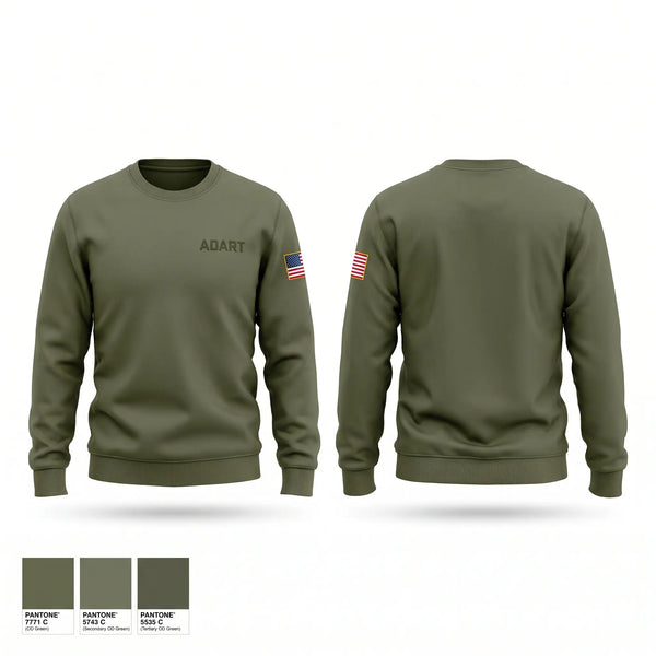 Crew Neck Sweatshirt, ADART, National Guard, Teamtime, Team time, sublimation, custom sports apparel, team uniforms, spirit wear, spiritwear, sports uniforms, custom shirts, team store, custom team store, fundraiser sports, apparel fundraiser