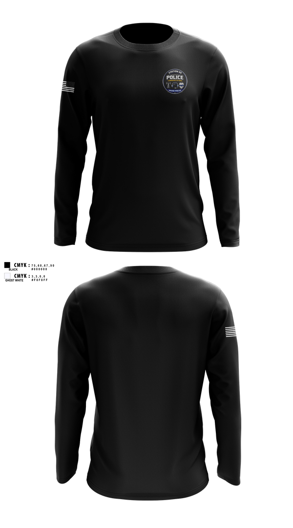Long Sleeve Performance Shirt, SASPD, Police, Teamtime, Team time, sublimation, custom sports apparel, team uniforms, spirit wear, spiritwear, sports uniforms, custom shirts, team store, custom team store, fundraiser sports, apparel fundraiser