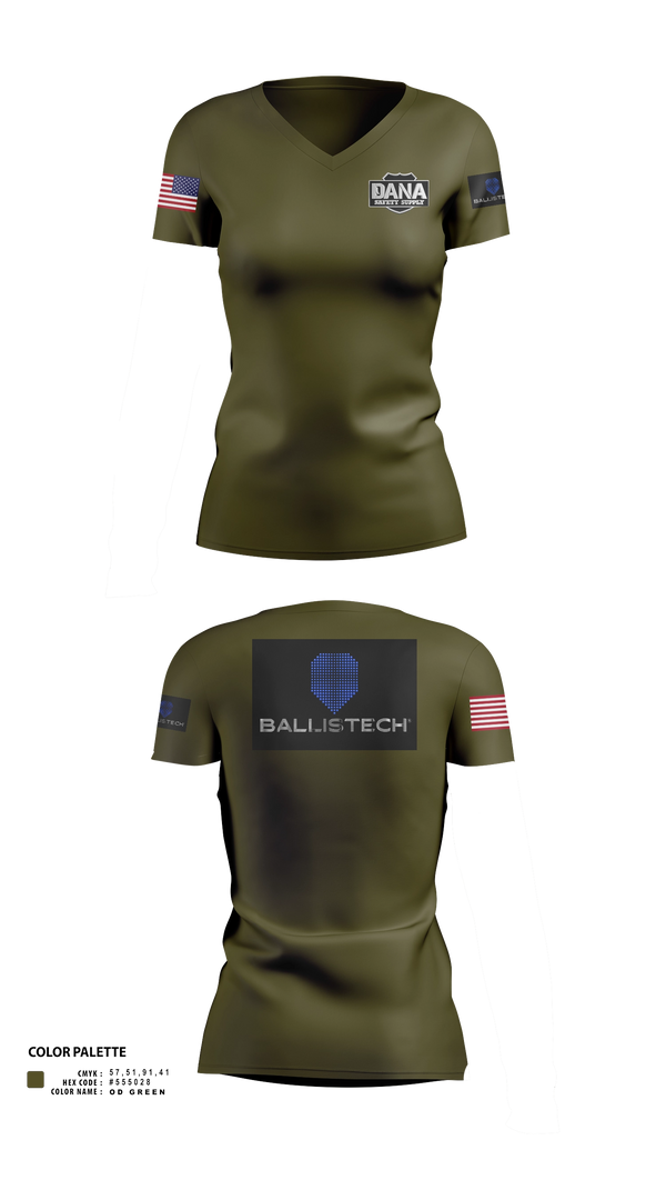 Womens Short Sleeve Vneck Shirt, Alabama SalesDana Safety Supply, Police, Teamtime, Team time, sublimation, custom sports apparel, team uniforms, spirit wear, spiritwear, sports uniforms, custom shirts, team store, custom team store, fundraiser sports, apparel fundraiser