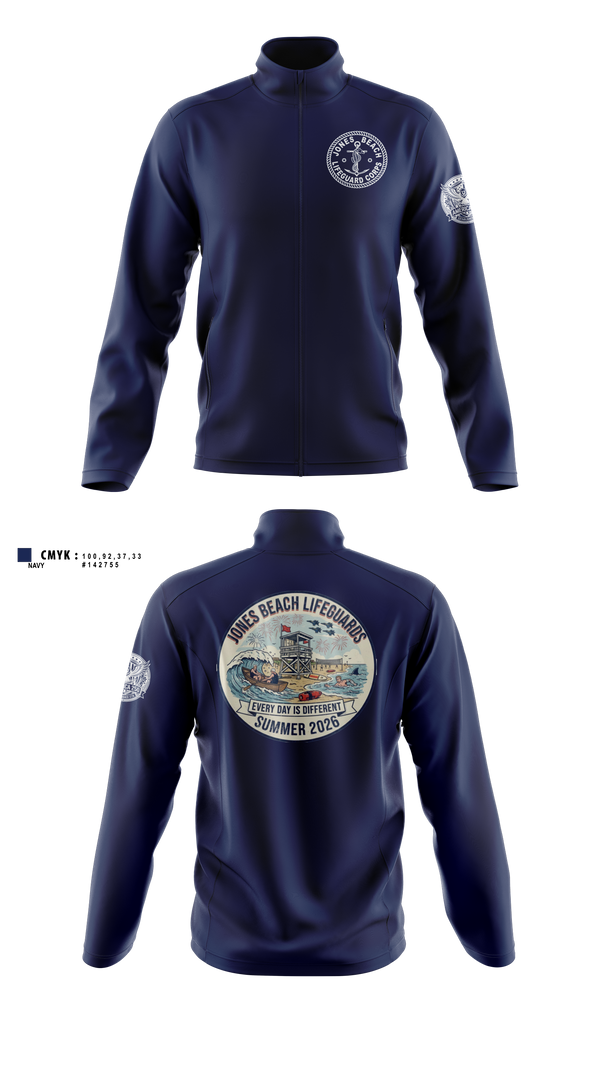 Fleece Jacket, Jones Beach Lifeguard Corp, , Teamtime, Team time, sublimation, custom sports apparel, team uniforms, spirit wear, spiritwear, sports uniforms, custom shirts, team store, custom team store, fundraiser sports, apparel fundraiser