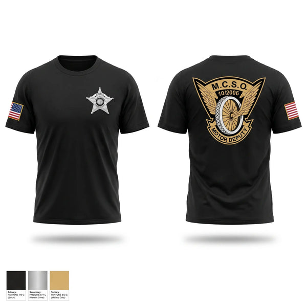 Old School Cotton Feel Shirt, MCSO trafficMotors, Police, Teamtime, Team time, sublimation, custom sports apparel, team uniforms, spirit wear, spiritwear, sports uniforms, custom shirts, team store, custom team store, fundraiser sports, apparel fundraiser