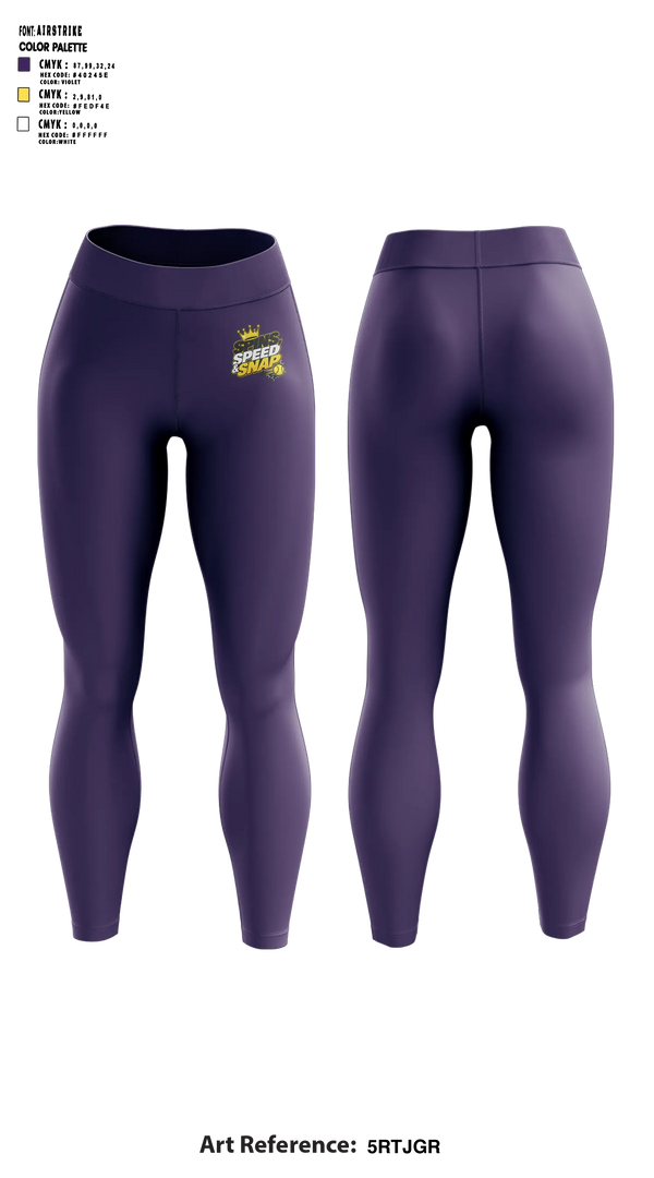 Womens Leggings, Spins, Speed & Snap Pitching, , Teamtime, Team time, sublimation, custom sports apparel, team uniforms, spirit wear, spiritwear, sports uniforms, custom shirts, team store, custom team store, fundraiser sports, apparel fundraiser