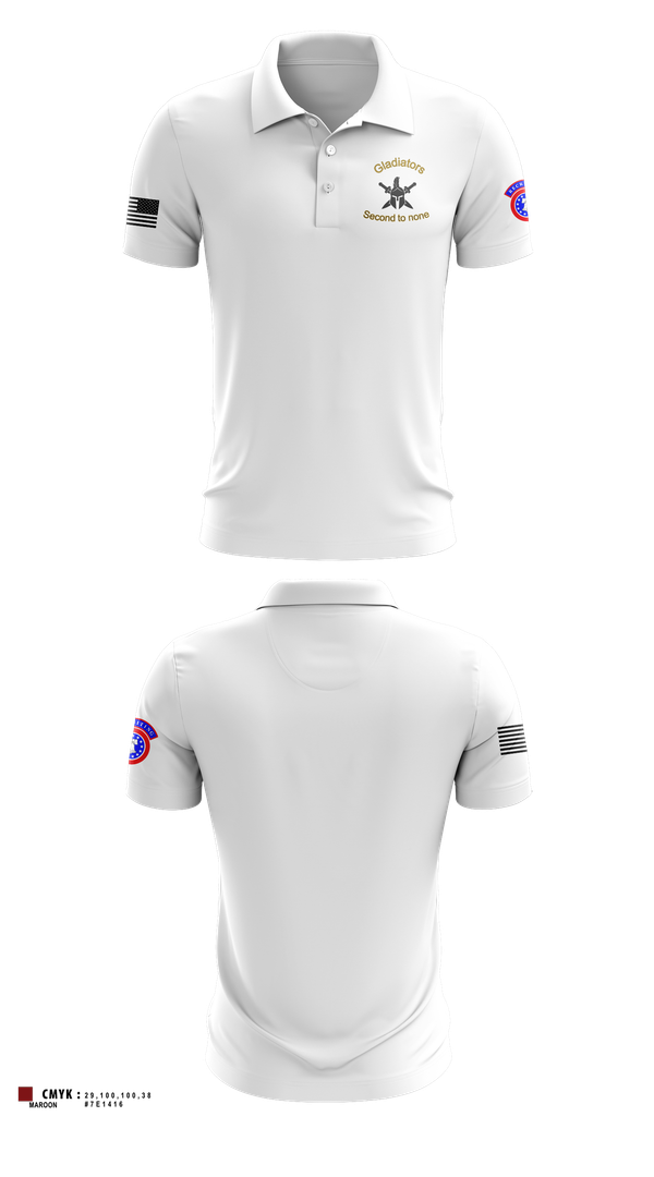 Short Sleeve Performance Polo, 2ND MRBN, Army, Teamtime, Team time, sublimation, custom sports apparel, team uniforms, spirit wear, spiritwear, sports uniforms, custom shirts, team store, custom team store, fundraiser sports, apparel fundraiser