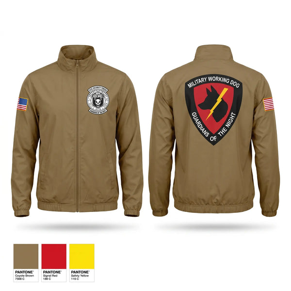 Windbreaker, 75 SFS MWD Section, Air Force, Teamtime, Team time, sublimation, custom sports apparel, team uniforms, spirit wear, spiritwear, sports uniforms, custom shirts, team store, custom team store, fundraiser sports, apparel fundraiser