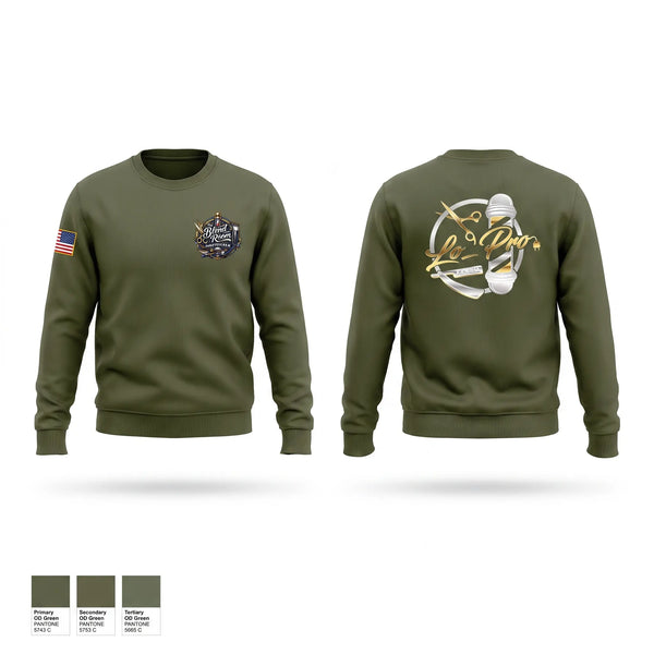 Crew Neck Sweatshirt, 75th Ranger 2nd Battalion, Army, Teamtime, Team time, sublimation, custom sports apparel, team uniforms, spirit wear, spiritwear, sports uniforms, custom shirts, team store, custom team store, fundraiser sports, apparel fundraiser