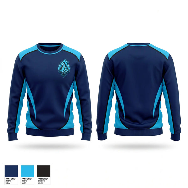 Crew Neck Sweatshirt, Aces, Softball, Teamtime, Team time, sublimation, custom sports apparel, team uniforms, spirit wear, spiritwear, sports uniforms, custom shirts, team store, custom team store, fundraiser sports, apparel fundraiser
