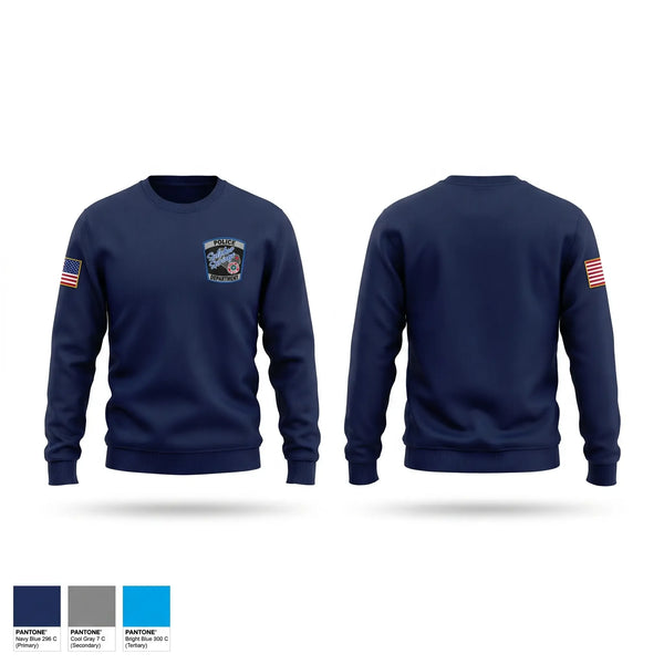 Crew Neck Sweatshirt, Sulphur Springs Police Department, Police, Teamtime, Team time, sublimation, custom sports apparel, team uniforms, spirit wear, spiritwear, sports uniforms, custom shirts, team store, custom team store, fundraiser sports, apparel fundraiser