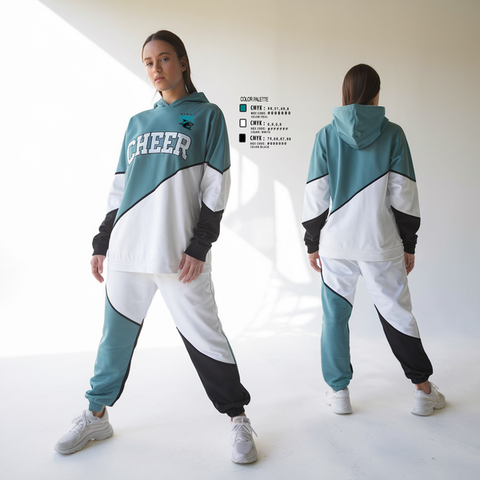 Hoodie, Rosemary Clarke Middle School Cheer, Cheer, Teamtime, Team time, sublimation, custom sports apparel, team uniforms, spirit wear, spiritwear, sports uniforms, custom shirts, team store, custom team store, fundraiser sports, apparel fundraiser