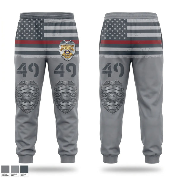 Sweatpants, Wakarusa, Police, Teamtime, Team time, sublimation, custom sports apparel, team uniforms, spirit wear, spiritwear, sports uniforms, custom shirts, team store, custom team store, fundraiser sports, apparel fundraiser