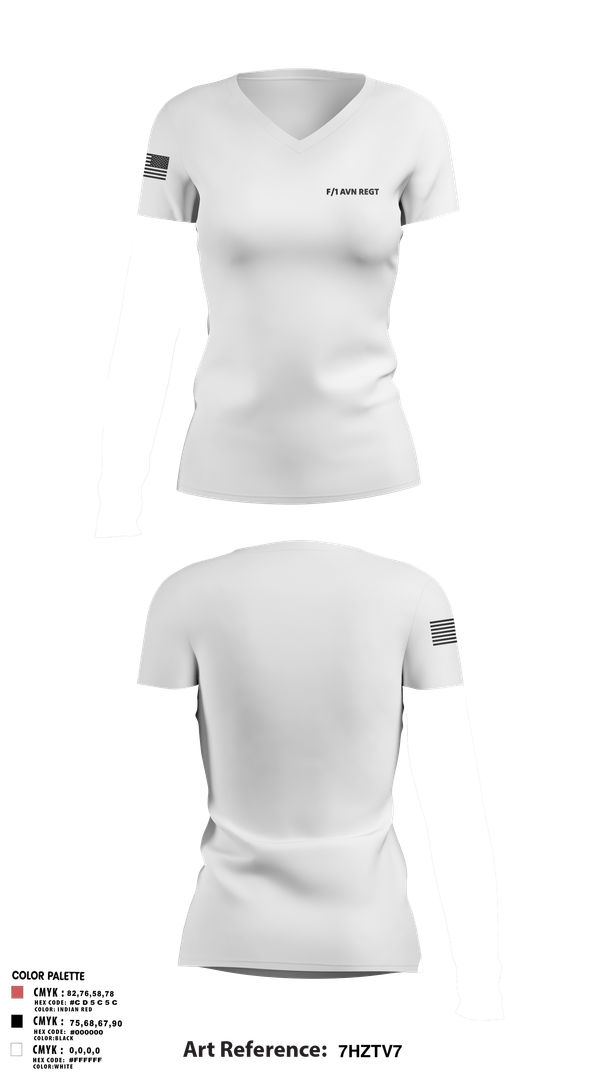 Womens Short Sleeve Vneck Shirt, F/1 AVN REGT, , Teamtime, Team time, sublimation, custom sports apparel, team uniforms, spirit wear, spiritwear, sports uniforms, custom shirts, team store, custom team store, fundraiser sports, apparel fundraiser