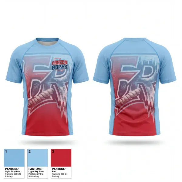 Short Sleeve Performance Shirt, Frozen Ropes, Baseball, Teamtime, Team time, sublimation, custom sports apparel, team uniforms, spirit wear, spiritwear, sports uniforms, custom shirts, team store, custom team store, fundraiser sports, apparel fundraiser