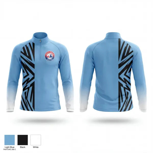 Quarter Zip Jacket, Expos, Baseball, Teamtime, Team time, sublimation, custom sports apparel, team uniforms, spirit wear, spiritwear, sports uniforms, custom shirts, team store, custom team store, fundraiser sports, apparel fundraiser
