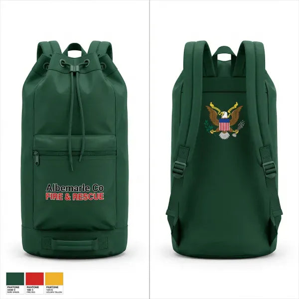 Gear Bag, Albemarle County Fire Rescue, Fire Department, Teamtime, Team time, sublimation, custom sports apparel, team uniforms, spirit wear, spiritwear, sports uniforms, custom shirts, team store, custom team store, fundraiser sports, apparel fundraiser