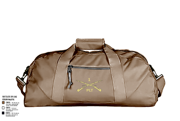 Duffle Bag, 1st PLT B Co 1-173IN, , Teamtime, Team time, sublimation, custom sports apparel, team uniforms, spirit wear, spiritwear, sports uniforms, custom shirts, team store, custom team store, fundraiser sports, apparel fundraiser