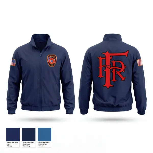 Windbreaker, Faison Fire & Rescue Inc., Fire Department, Teamtime, Team time, sublimation, custom sports apparel, team uniforms, spirit wear, spiritwear, sports uniforms, custom shirts, team store, custom team store, fundraiser sports, apparel fundraiser