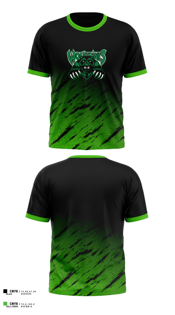Short Sleeve Performance Shirt, Wolverines, , Teamtime, Team time, sublimation, custom sports apparel, team uniforms, spirit wear, spiritwear, sports uniforms, custom shirts, team store, custom team store, fundraiser sports, apparel fundraiser