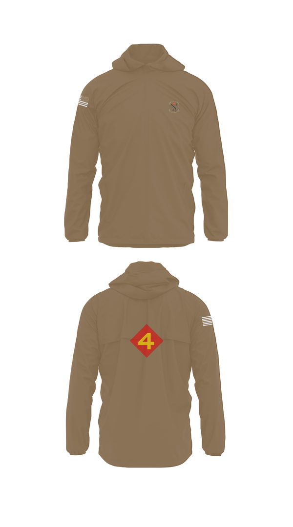 Windbreaker, 14th Marine regiment 4th Marine corps division, , Teamtime, Team time, sublimation, custom sports apparel, team uniforms, spirit wear, spiritwear, sports uniforms, custom shirts, team store, custom team store, fundraiser sports, apparel fundraiser