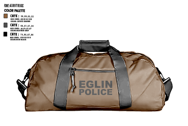 Duffle Bag, 96 SFS / Eglin Police, Air Force, Teamtime, Team time, sublimation, custom sports apparel, team uniforms, spirit wear, spiritwear, sports uniforms, custom shirts, team store, custom team store, fundraiser sports, apparel fundraiser