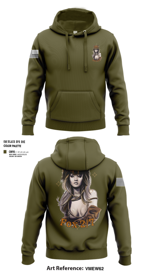 Hoodie, Fox 2/7, Marines, Teamtime, Team time, sublimation, custom sports apparel, team uniforms, spirit wear, spiritwear, sports uniforms, custom shirts, team store, custom team store, fundraiser sports, apparel fundraiser