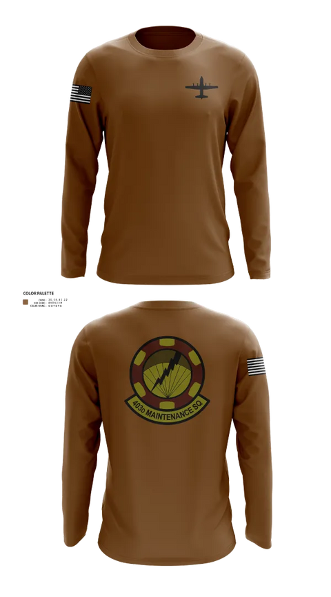 Long Sleeve Performance Shirt, 403 Maintenance Sqd, Air Force, Teamtime, Team time, sublimation, custom sports apparel, team uniforms, spirit wear, spiritwear, sports uniforms, custom shirts, team store, custom team store, fundraiser sports, apparel fundraiser