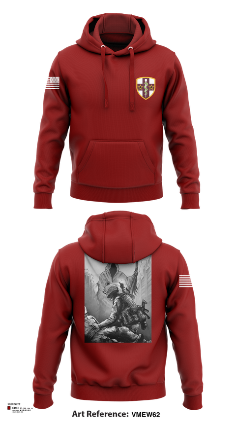 Hoodie, 7455th MORU, , Teamtime, Team time, sublimation, custom sports apparel, team uniforms, spirit wear, spiritwear, sports uniforms, custom shirts, team store, custom team store, fundraiser sports, apparel fundraiser