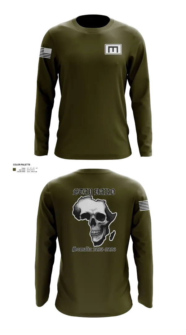 Long Sleeve Performance Shirt, 180th ESC, Army, Teamtime, Team time, sublimation, custom sports apparel, team uniforms, spirit wear, spiritwear, sports uniforms, custom shirts, team store, custom team store, fundraiser sports, apparel fundraiser