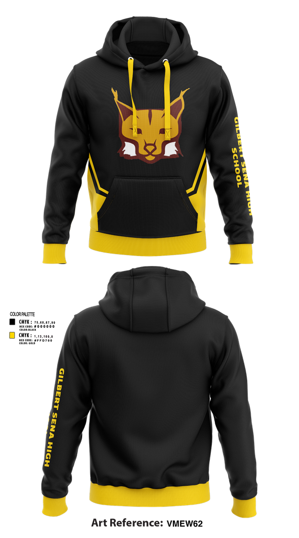 Hoodie, Gilbert Sena High School, Spirit Store, Teamtime, Team time, sublimation, custom sports apparel, team uniforms, spirit wear, spiritwear, sports uniforms, custom shirts, team store, custom team store, fundraiser sports, apparel fundraiser