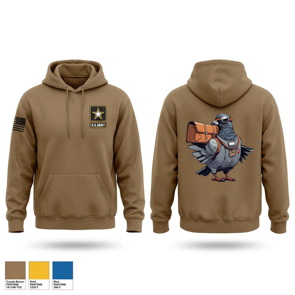 Hoodie, Pigeon, Army, Teamtime, Team time, sublimation, custom sports apparel, team uniforms, spirit wear, spiritwear, sports uniforms, custom shirts, team store, custom team store, fundraiser sports, apparel fundraiser