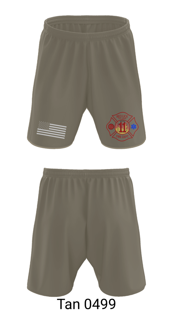 Athletic Shorts With Pockets, Red Lick VFD, Fire Department, Teamtime, Team time, sublimation, custom sports apparel, team uniforms, spirit wear, spiritwear, sports uniforms, custom shirts, team store, custom team store, fundraiser sports, apparel fundraiser
