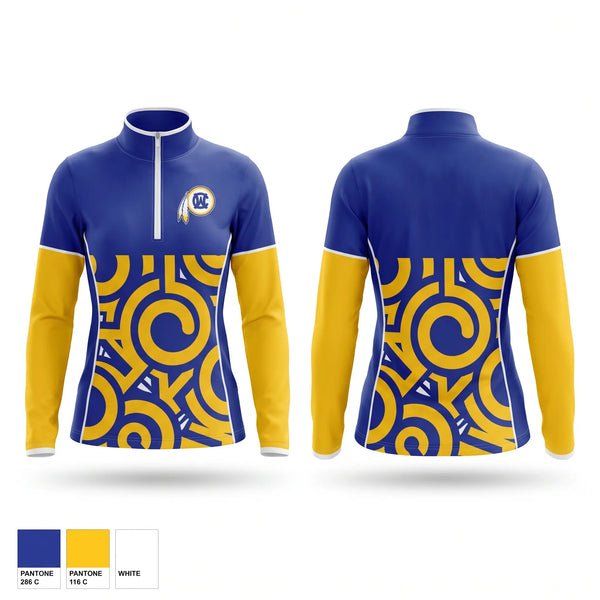 Quarter Zip Jacket, West Caldwell Lady Warriors, Women's Basketball, Teamtime, Team time, sublimation, custom sports apparel, team uniforms, spirit wear, spiritwear, sports uniforms, custom shirts, team store, custom team store, fundraiser sports, apparel fundraiser