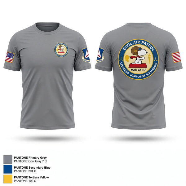 Short Sleeve Performance Shirt, Leesburg Composite Squadron, Air Force, Teamtime, Team time, sublimation, custom sports apparel, team uniforms, spirit wear, spiritwear, sports uniforms, custom shirts, team store, custom team store, fundraiser sports, apparel fundraiser